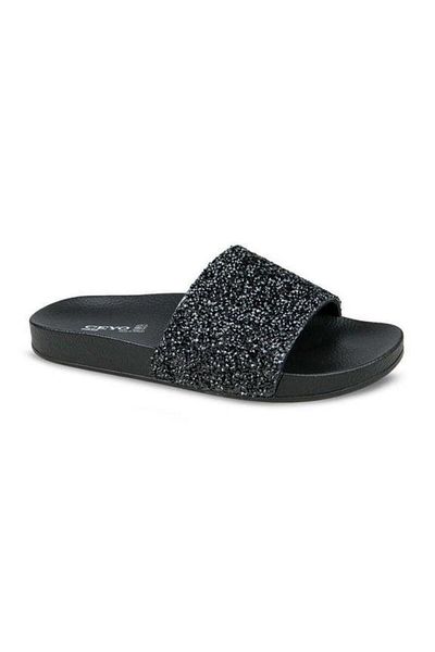 Ceyo 9959-Z2 Rk-361 Black Women's Casual Slippers