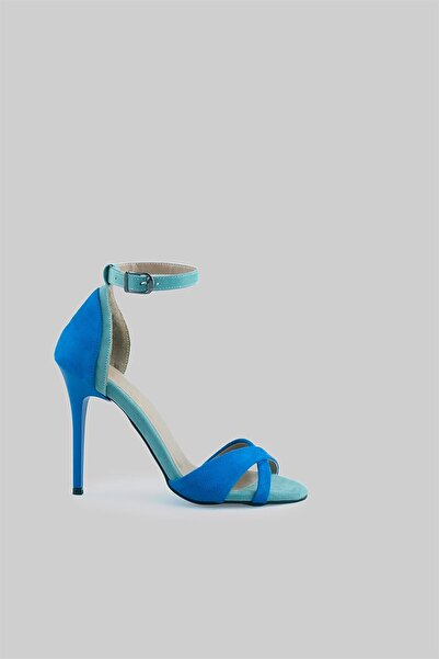 sovrana Boty na podpatku zeleno-modré