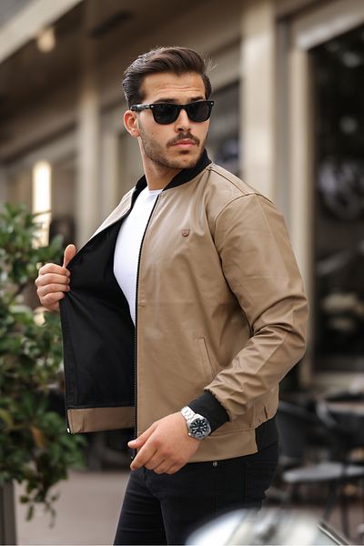 comstar Ανδρικό δερμάτινο μπουφάν New Season