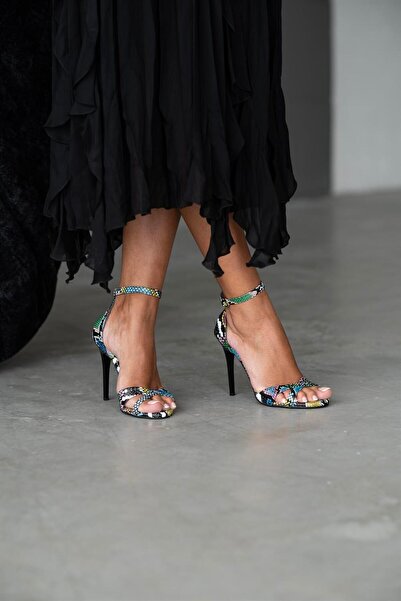 sovrana Heeled Shoes Rainbow Snake