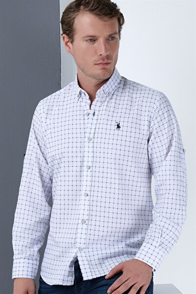 Dewberry G683 Men's Shirt-White