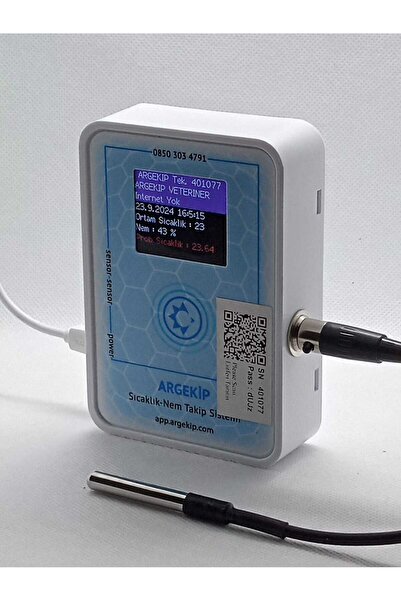 ARGEKİP BİLİŞİM Veterinerler Için Erken Uyarı Sistemli Sıcaklık Ve Nem Takip ...