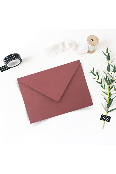 GNDR 13x18- Yatay Bordo Davetiye Zarfı (50 ADET)
