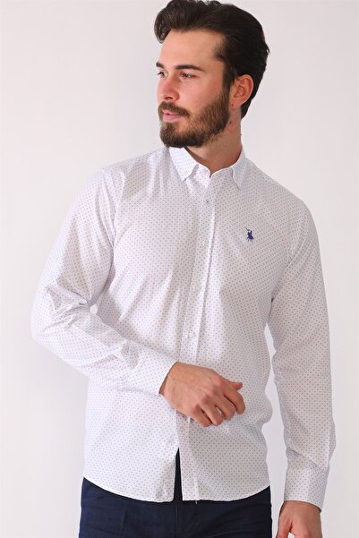 Dewberry G687 Men's Shirt-White