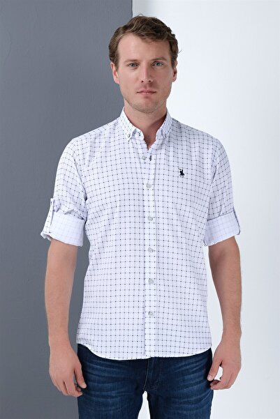 Dewberry G683 Men's Shirt-White