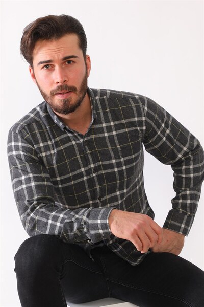 Dewberry G701 ERKEK GÖMLEK-SİYAH