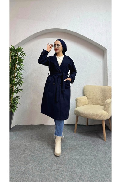 moda zeynaa Düüğmeli Kase Kaban