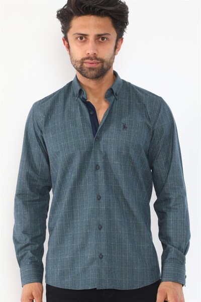 Dewberry G712 Men's Shirt-Khaki