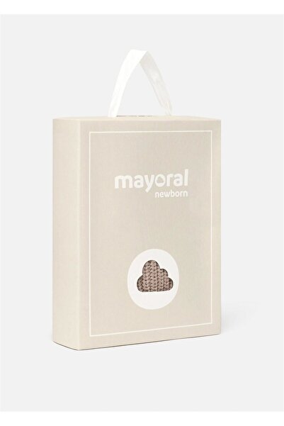 MAYORAL Brown Knitwear Hat and Gloves Set - 9766