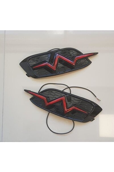 Karva Autokit Honda Cıvıc Fc5(2016-2019) Ritim Dizayn Arka Sis Ledi-kırmızı-