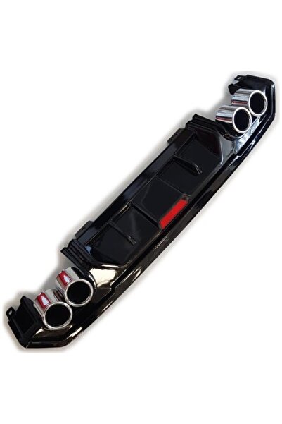 Karva Honda Civic Fc5(2016+) Difüzör 4 Egsoz Görünümlü Piano Black