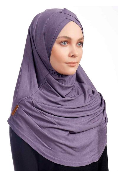 Ecardin Πρακτικό Άνετο Cross Turban - St 173 Plum