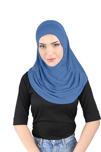 Ecardin Turban negru practic pregătit cu fir - St 172