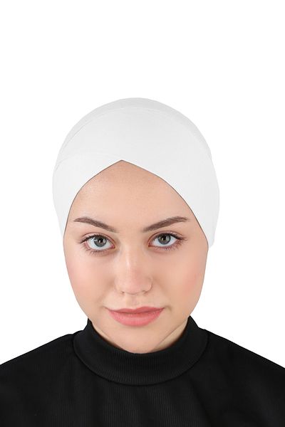 Ecardin White Practical Cross Cap - St 264