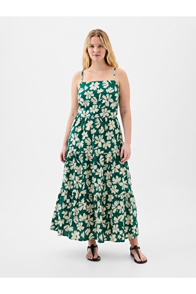 GAP KadınÇiçek Desenli Maxi Elbise