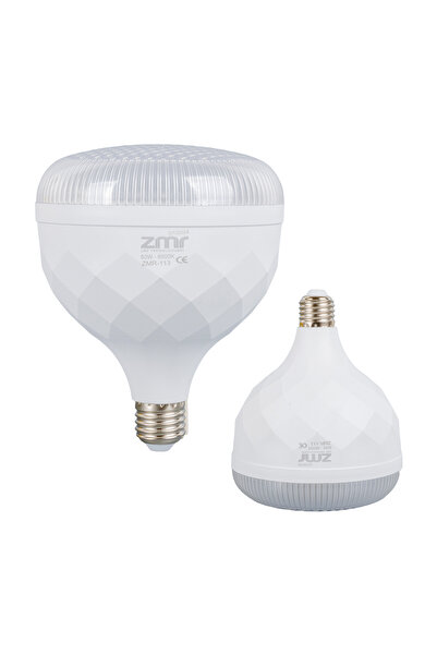 Genel Markalar -113/B.65 50W Kristal Camlı T-Bulb Beyaz Led Ampul E27 6500K (...