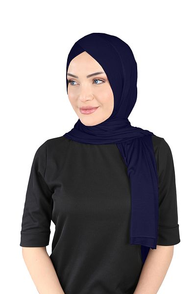 Ecardin Σάλι Navy Blue Cross Lycra - St 280