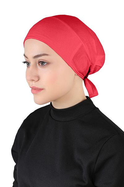Ecardin Red Silicone Non-Slip Bonnet - St 260