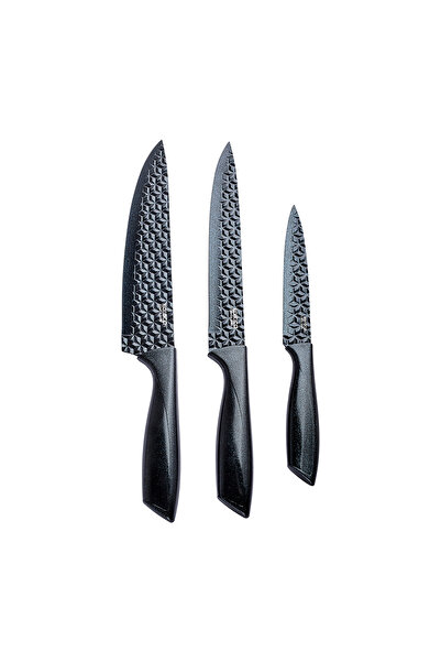 Karaca Ekstra Koruma Kaplamalı 3'lü Bıçak Seti