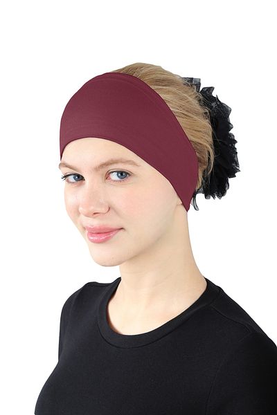 Ecardin Comfortable Viscose Bandana Bonnet - St 276 Claret Red