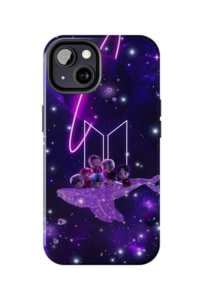 izzytech iPhone 14 PRO MAX Telefon Kılıfı, BTS Premium İçi Kadife Silikon Tel...
