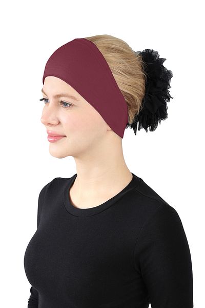 Ecardin Comfortable Viscose Bandana Bonnet - St 276 Claret Red