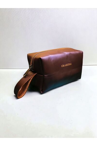 CRASSULA PREMIUM LEATHER حقيبة يد للسفر من الجلد الطبيعي