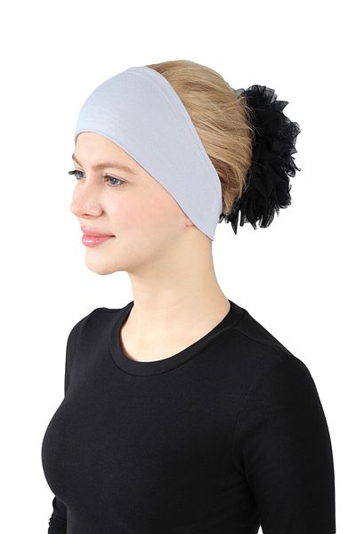 Ecardin Ανοιχτό Γκρι Βισκόζη Bandana - Comfortable Cut St 276