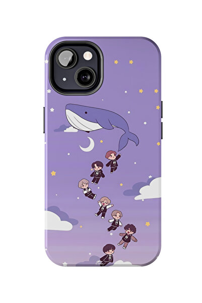 izzytech حافظة هاتف iPhone 11، حافظة هاتف BTS Premium من السيليكون المخملي (ا...