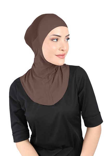Ecardin Breathable Anti-Sweat Clima Fit Hijab Turban - St 228 Light Brown