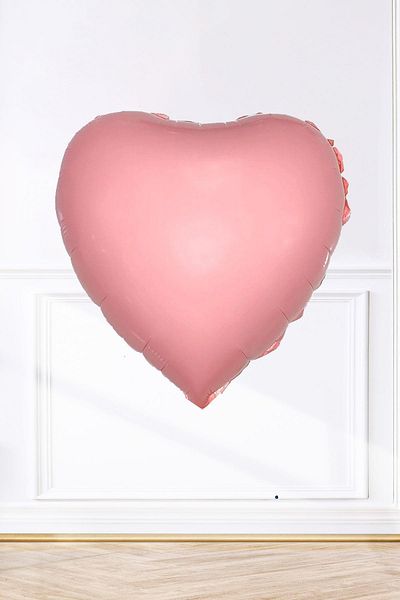 PEKSHOP Pink Heart Foil Balloon 18Inch 45cm Pink Color Balloon