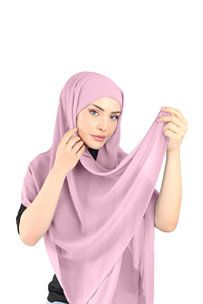 Ecardin Hijab Chiffon Shawl with Internal Bonnet - St 136