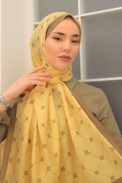 Silk Home Olinda Shawl - 49003 - Yellow Green
