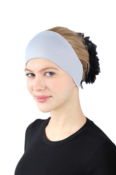 Ecardin Ανοιχτό Γκρι Βισκόζη Bandana - Comfortable Cut St 276