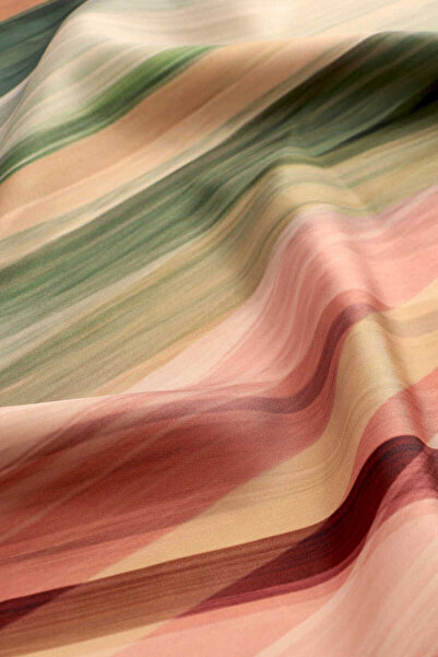 Bursa İpek Μεταξωτό μαντήλι με μοτίβο Green Breeze