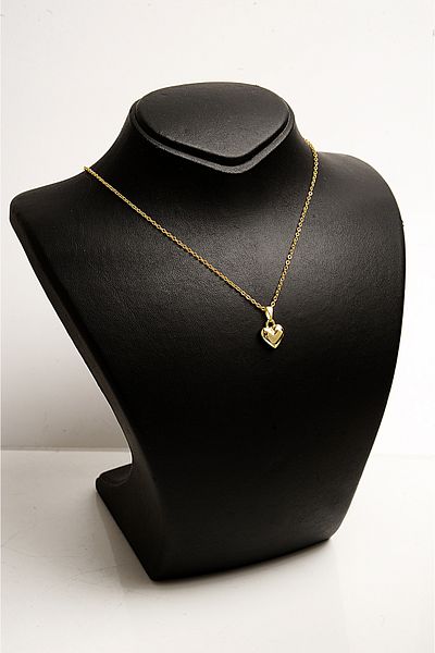 EUROMODA Heart Design Necklace Earring Suit Set