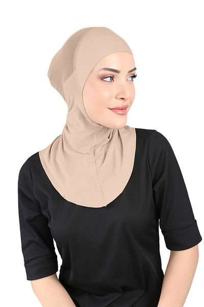 Ecardin Light Mink Clima Fit Hijab Turban - Breathable and Anti-Sweat