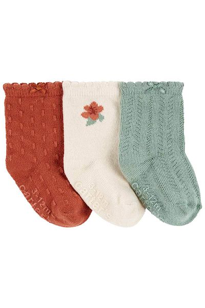 Carter's Baby Girl Socks Set 3 Pack