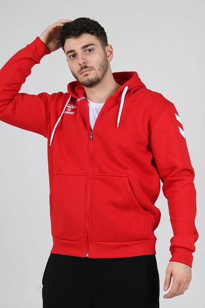 hummel Armin Red Cotton Sweatshirt