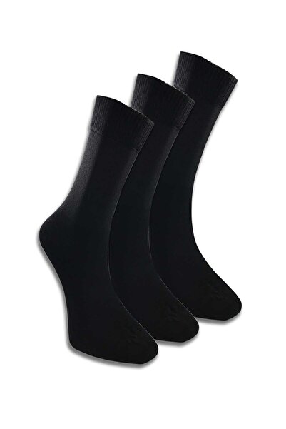 CT STONES 3 Pieces Men's Bamboo Elastic Diabetic Socks