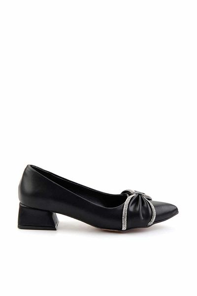 Bambi Black Women's Classic Heeled Shoes K 01039102109