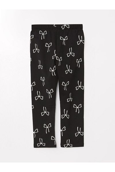 LC Waikiki Lcwk Elastic Waist Printed Baby Girl Leggings