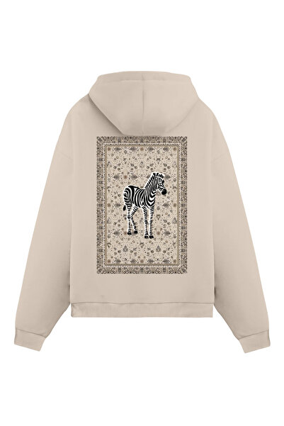 Mounte Bianca Unisex zebra - obična majica sa kapuljačom