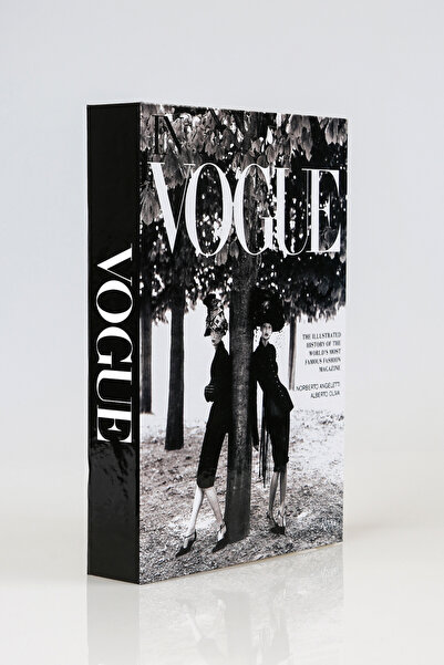 irayhomedecor 2'li Element & Vogue Kadınlar Dekoratif Kitap Kutu
