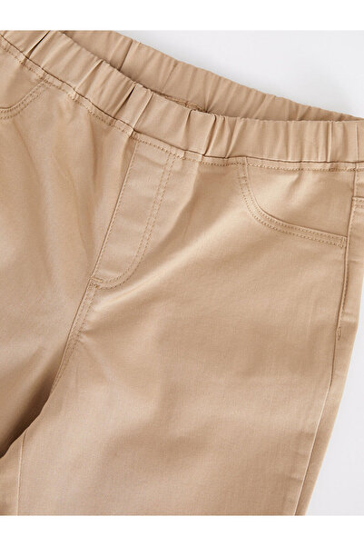 LC Waikiki New Season Elastic Waist Basic Gabardine Girls' Trousers