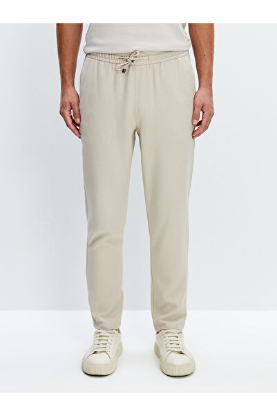 LC Waikiki Ανδρικό παντελόνι LCW Vision Beige - Στάνταρ Εφαρμογή