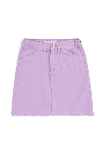 U.S. Polo Assn. Kız Çocuk Lila Dokuma Etek 50282946-VR034
