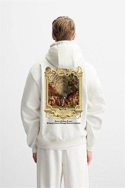 king brich Худі з капюшоном Ottoman Vintage з принтом, унісекс