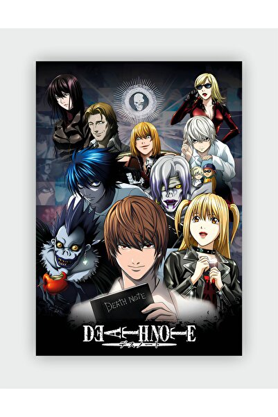 Death Note - Death Note Anime Hd Manga Wall Poster - Thick Paper - Frameless