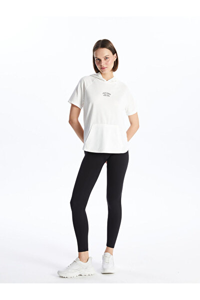 LC Waikiki Nevavm Women's Flat Sports Leggings with Elastic Waistband